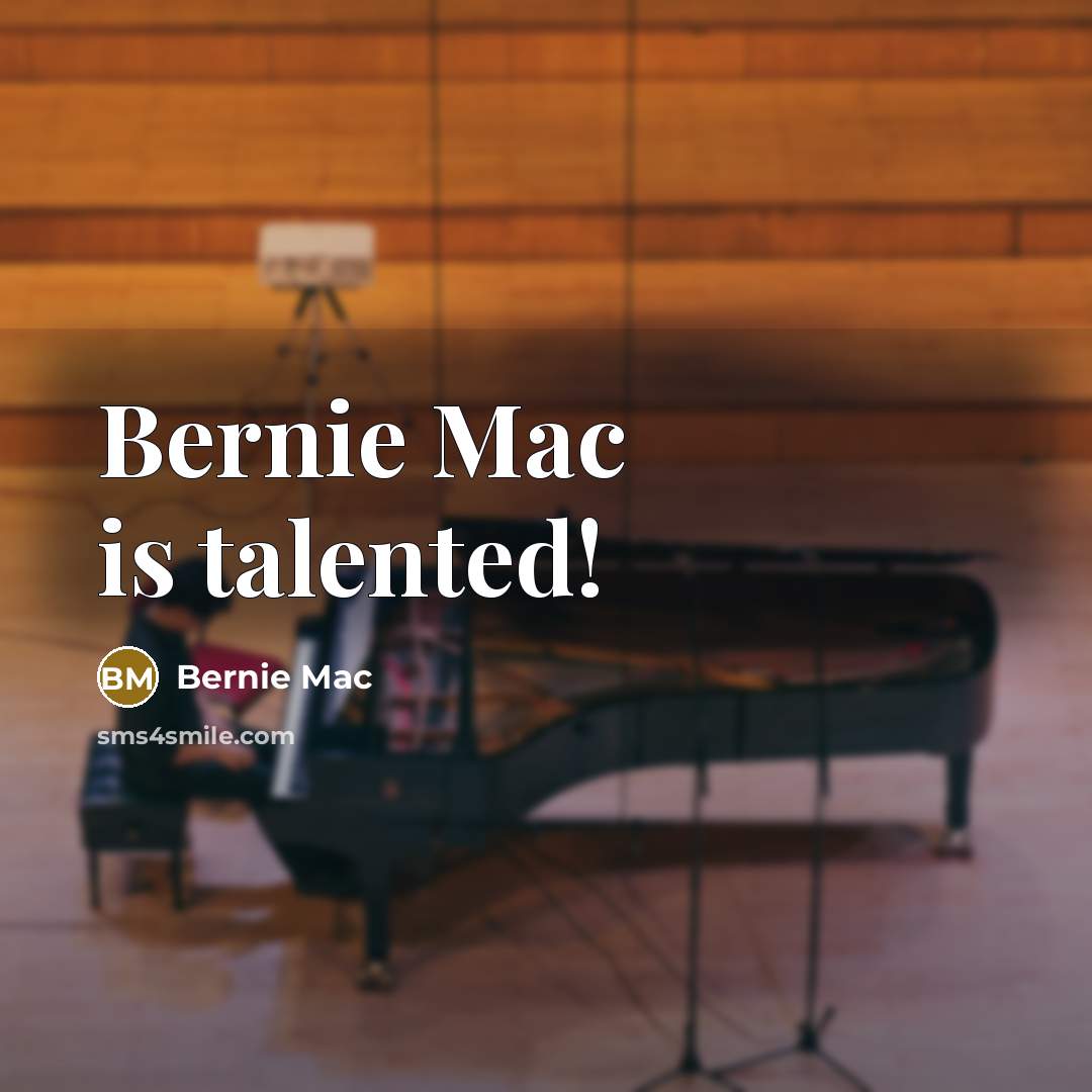 “Bernie Mac is talented!” quote by Bernie Mac