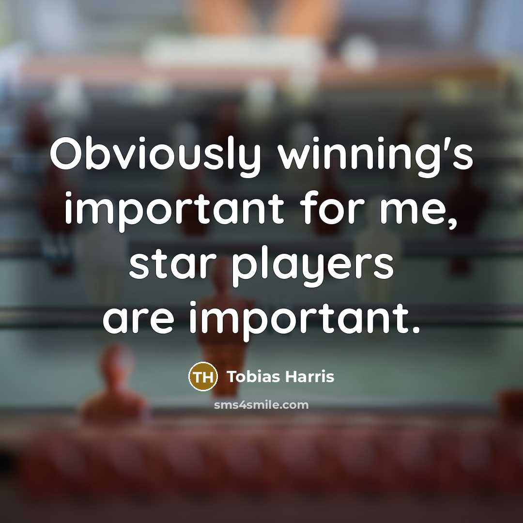 “Obviously winning's important for me, star players are important.” quote by Tobias Harris