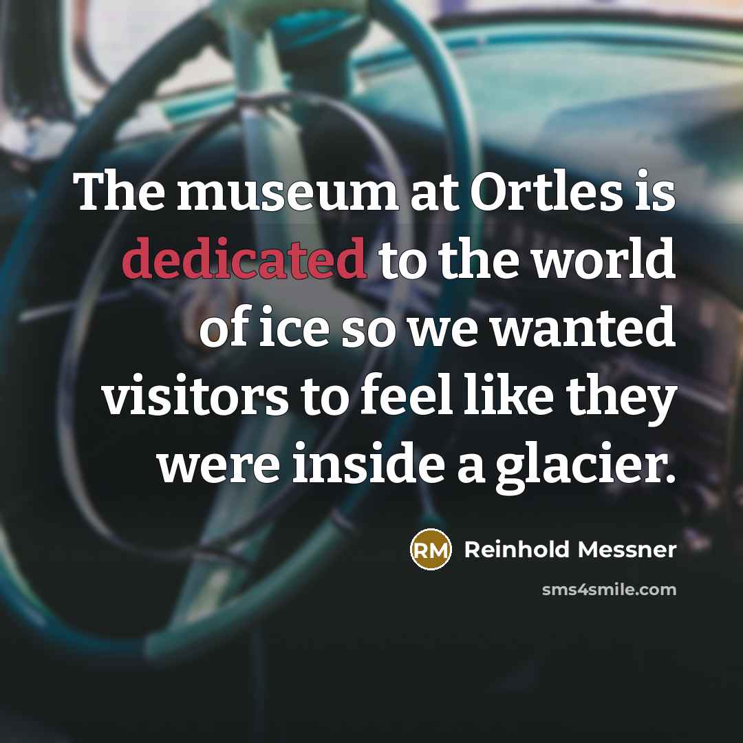 “The museum at Ortles is dedicated to the world of ice so we wanted visitors to feel like they were inside a glacier.” quote by Reinhold Messner