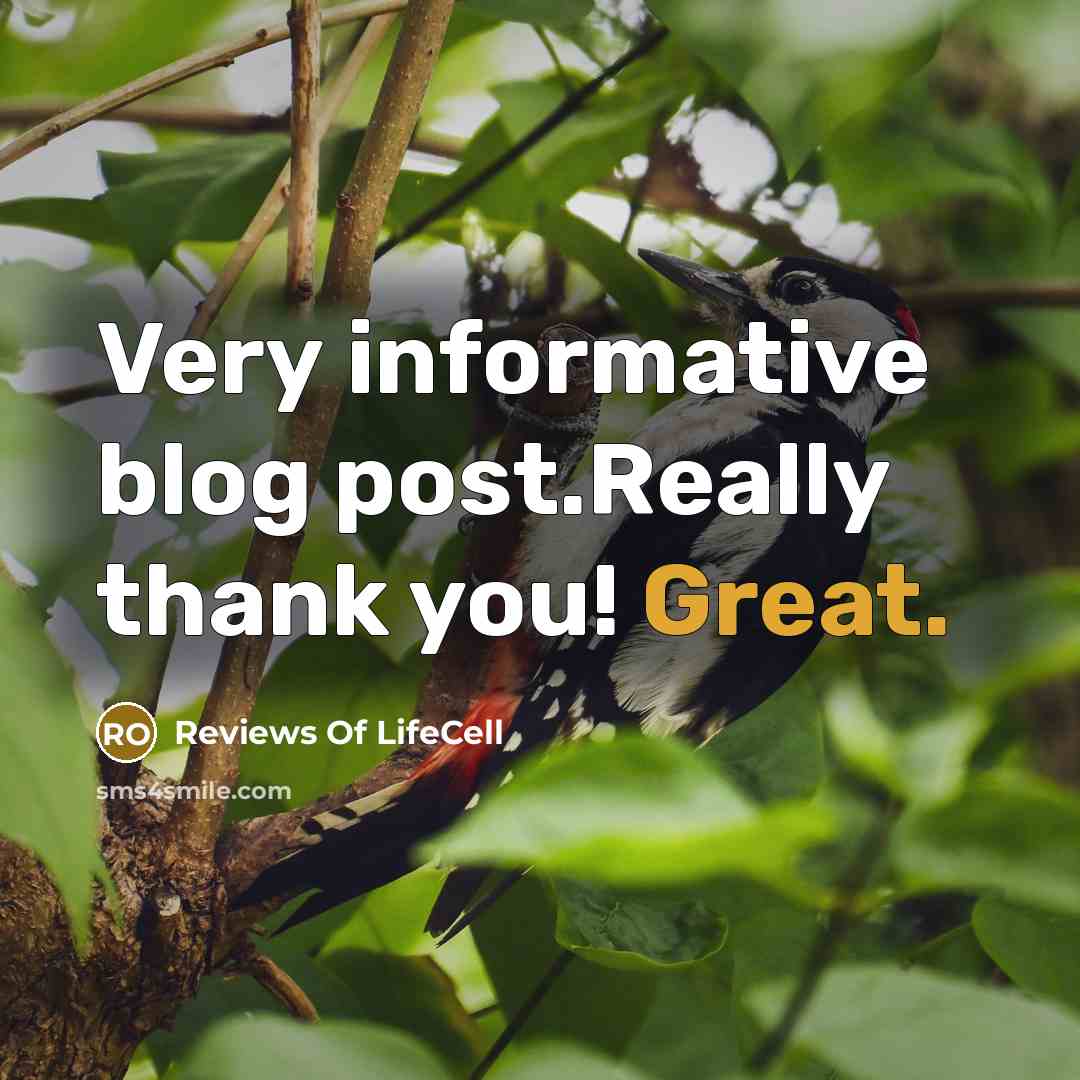 “Very informative blog post.Really thank you! Great.” quote by Reviews Of LifeCell