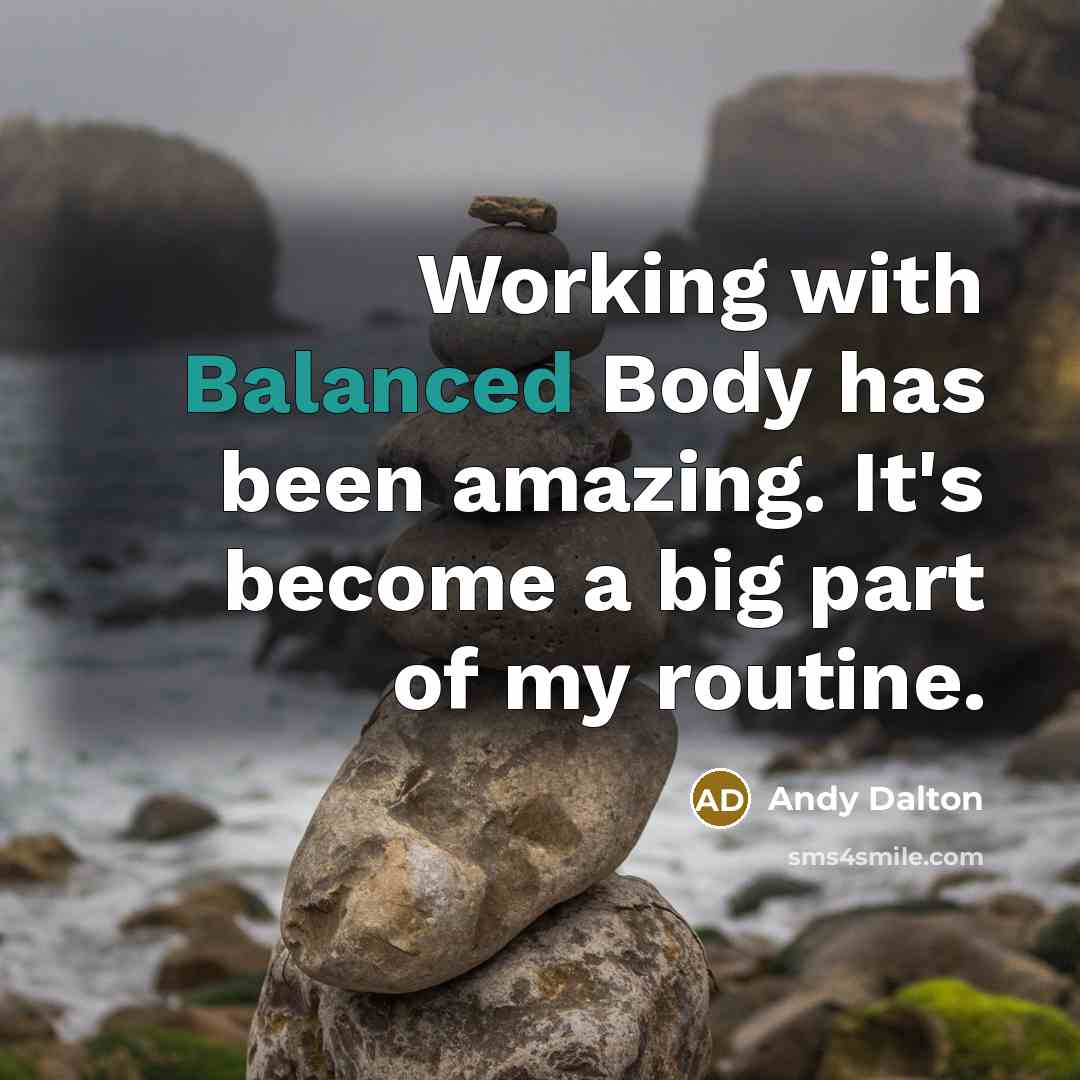 “Working with Balanced Body has been amazing. It's become a big part of my routine.” quote by Andy Dalton