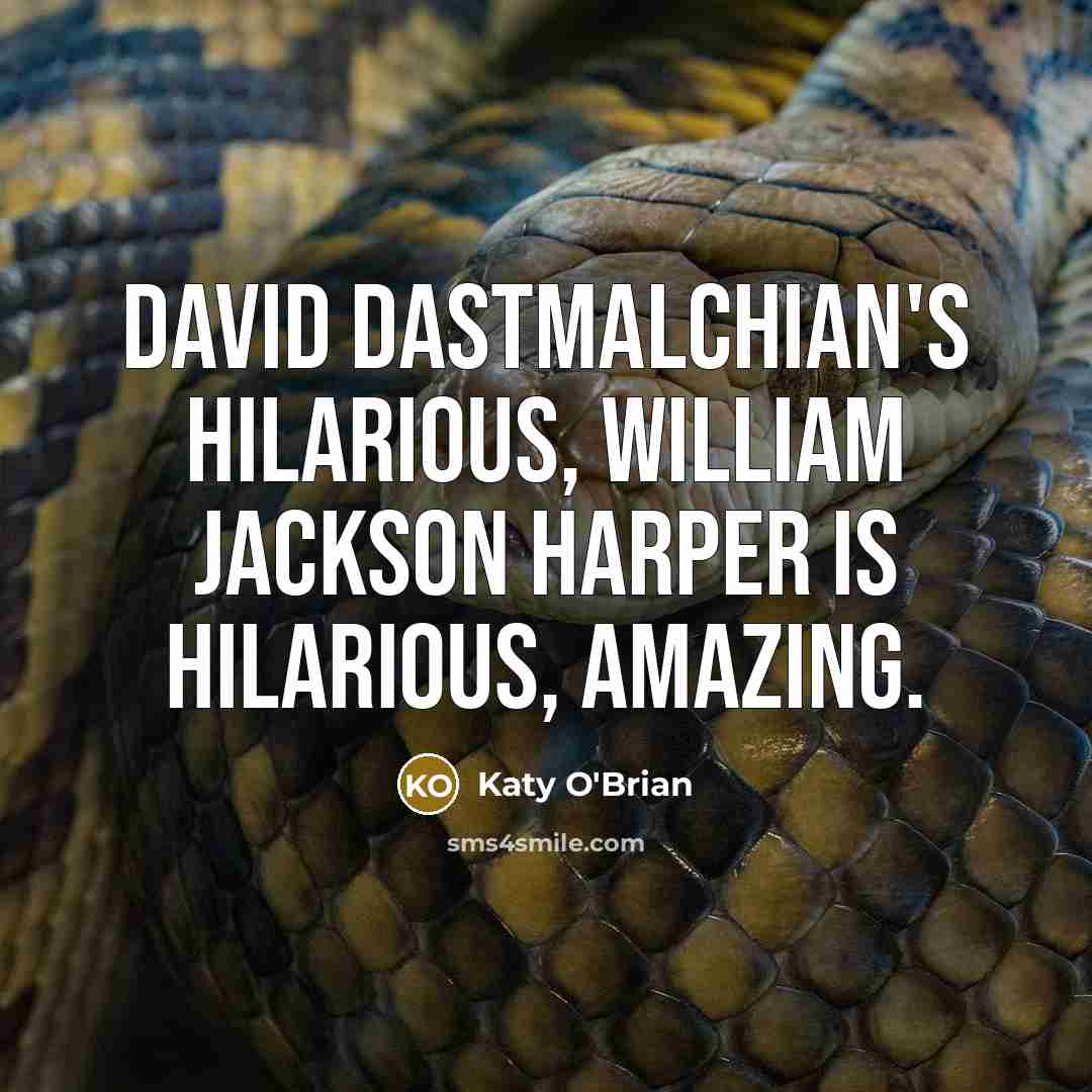 “David Dastmalchian's hilarious, William Jackson Harper is hilarious, amazing.” quote by Katy O'Brian