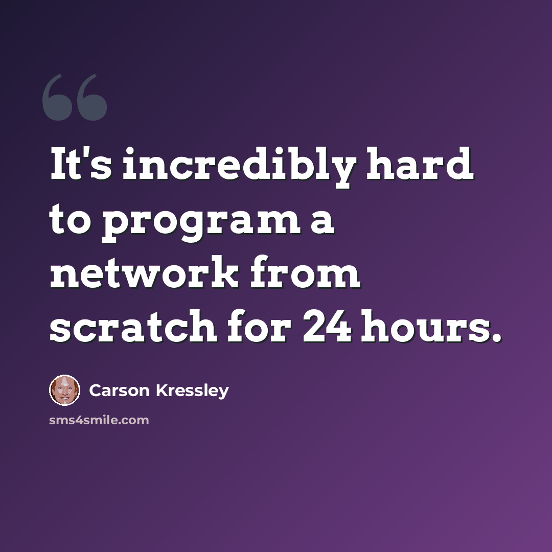 “It's incredibly hard to program a network from scratch for 24 hours.” quote by Carson Kressley
