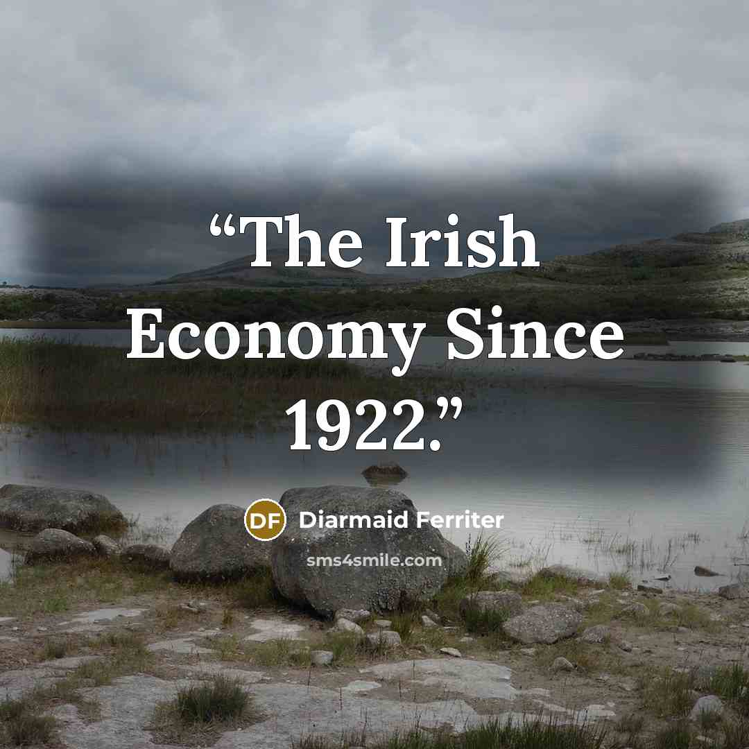 “The Irish Economy Since 1922.” quote by Diarmaid Ferriter