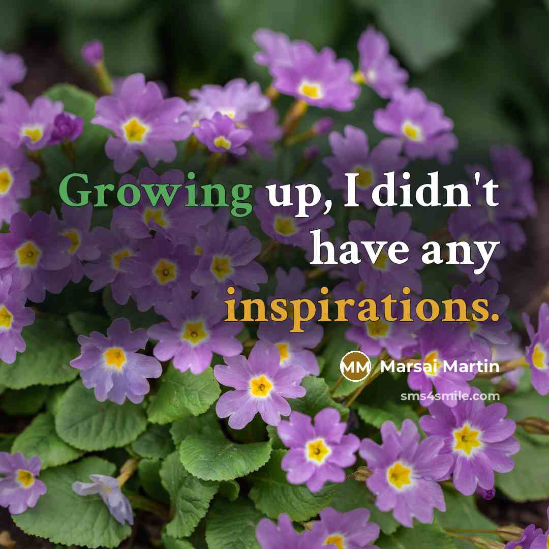 “Growing up, I didn't have any inspirations.” quote by Marsai Martin