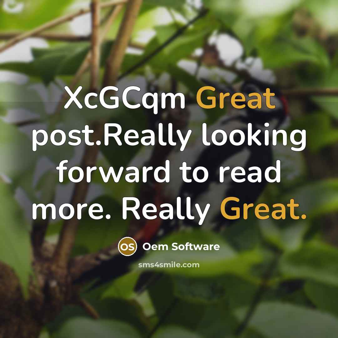 “XcGCqm Great post.Really looking forward to read more. Really Great.” quote by Oem Software