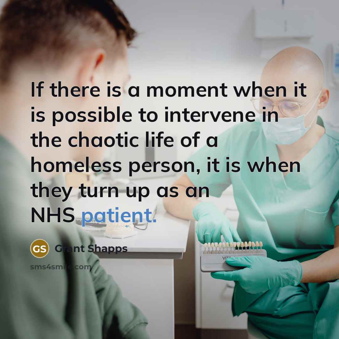 “If there is a moment when it is possible to intervene in the chaotic life of a homeless person, it is when they turn up as an NHS patient.” quote by Grant Shapps
