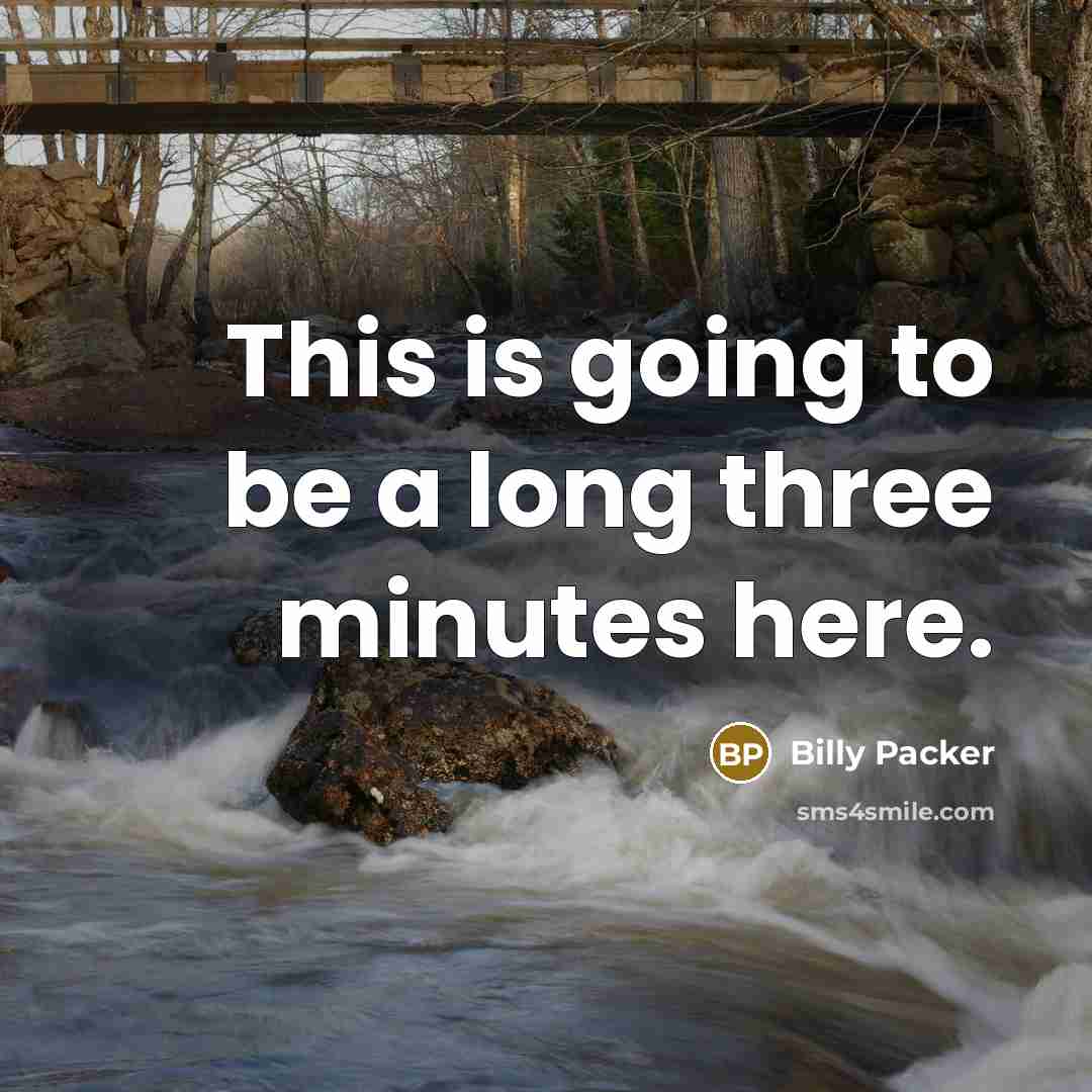 “This is going to be a long three minutes here.” quote by Billy Packer