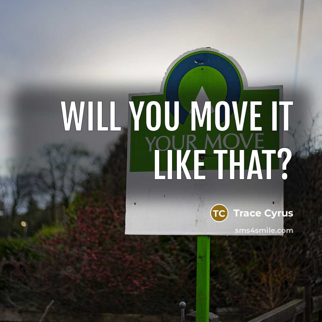 “Will you move it like that?” quote by Trace Cyrus