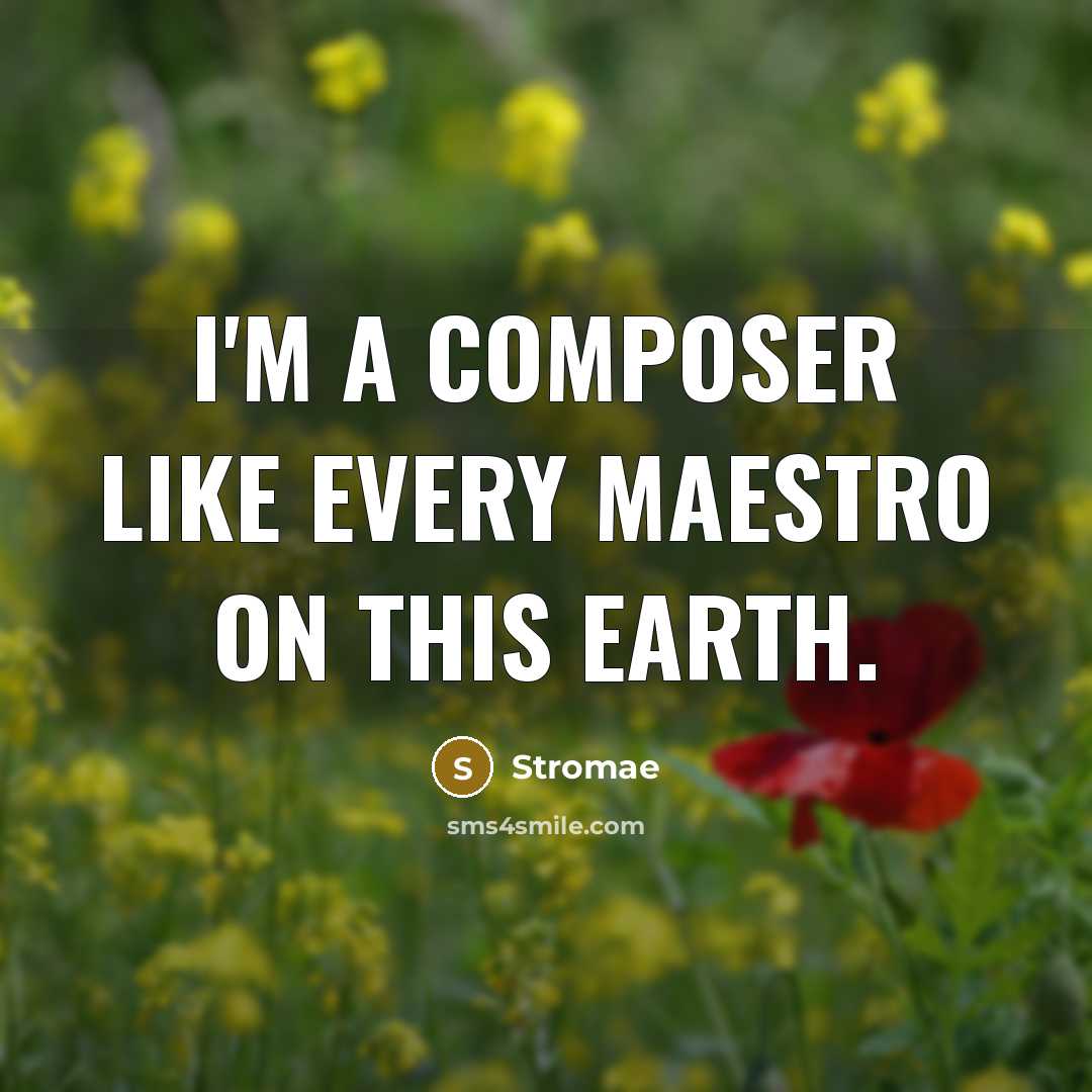 “I'm a composer like every maestro on this earth.” quote by Stromae
