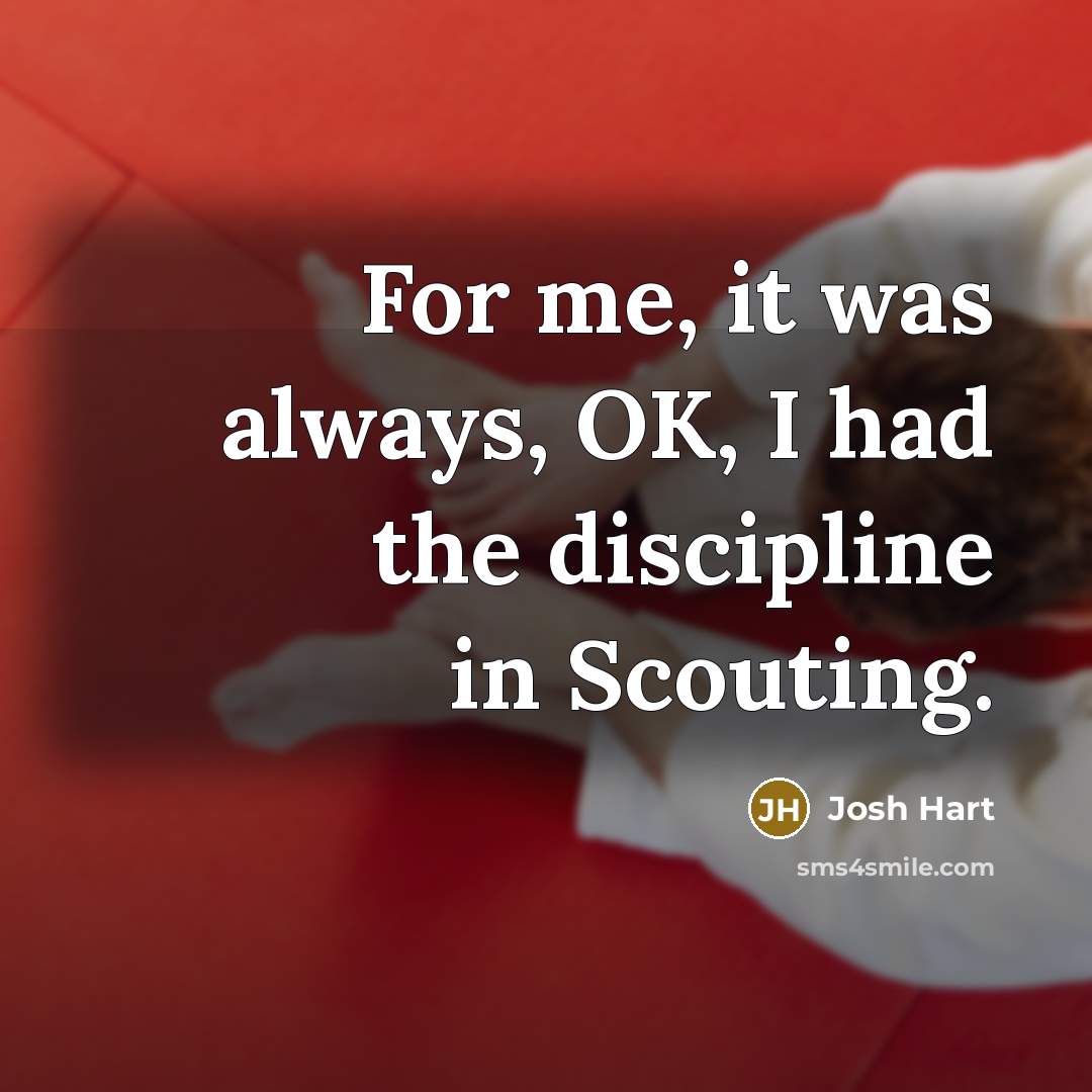 “For me, it was always, OK, I had the discipline in Scouting.” quote by Josh Hart