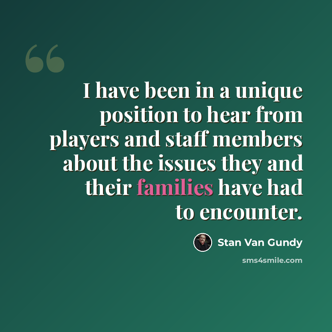 “I have been in a unique position to hear from players and staff members about the issues they and their families have had to encounter.” quote by Stan Van Gundy