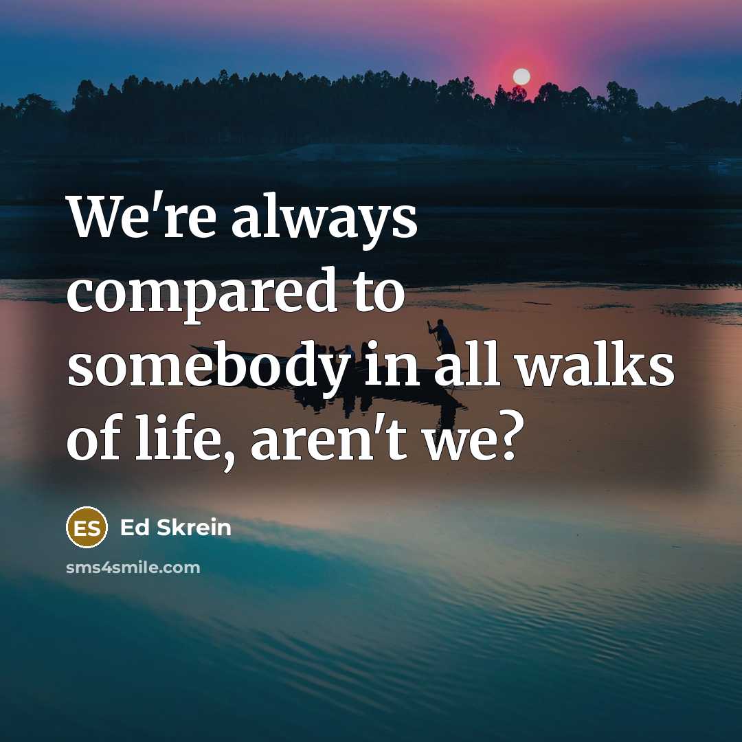 “We're always compared to somebody in all walks of life, aren't we?” quote by Ed Skrein