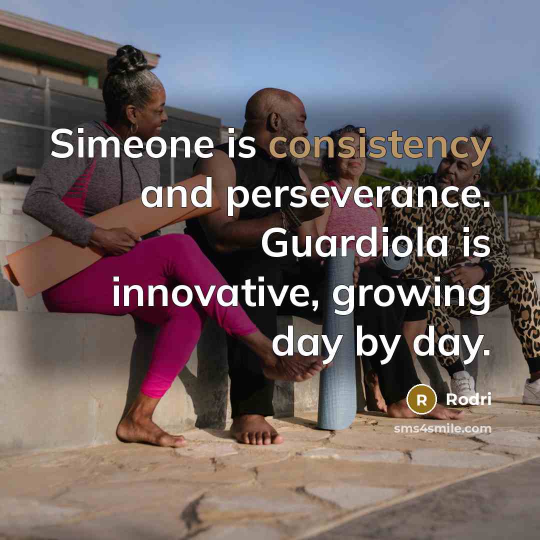 “Simeone is consistency and perseverance. Guardiola is innovative, growing day by day.” quote by Rodri