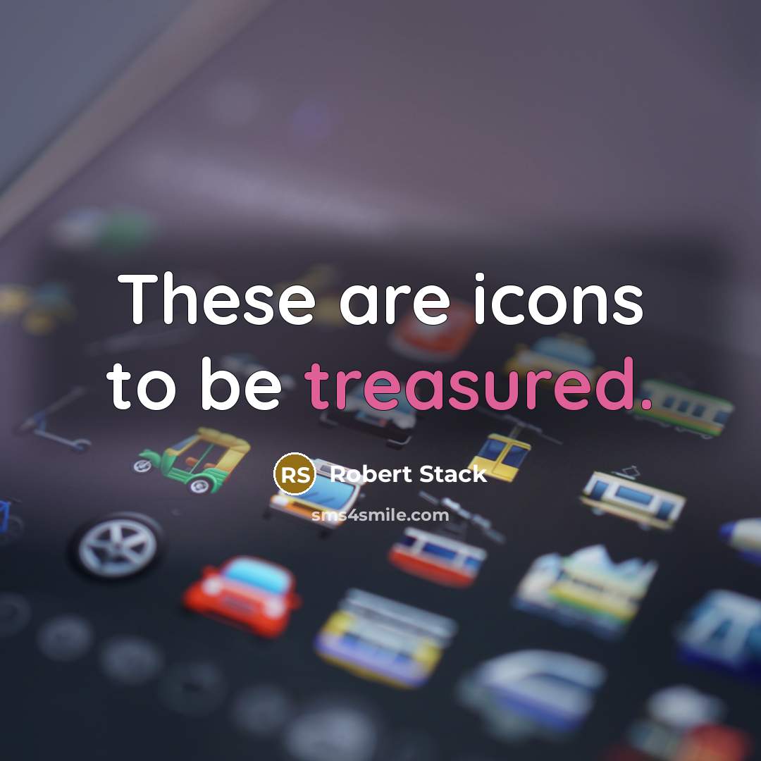 “These are icons to be treasured.” quote by Robert Stack