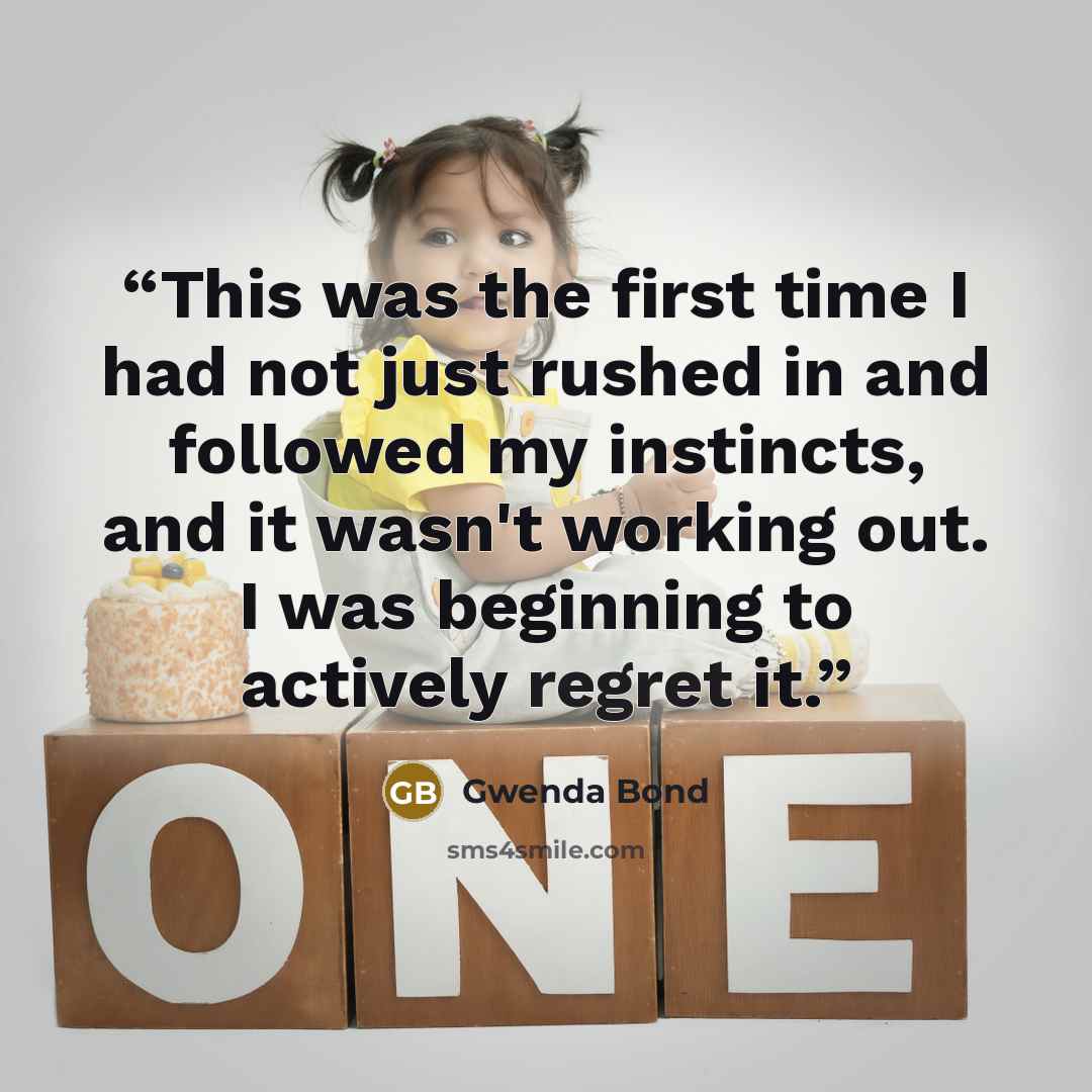 “This was the first time I had not just rushed in and followed my instincts, and it wasn't working out. I was beginning to actively regret it.” quote by Gwenda Bond