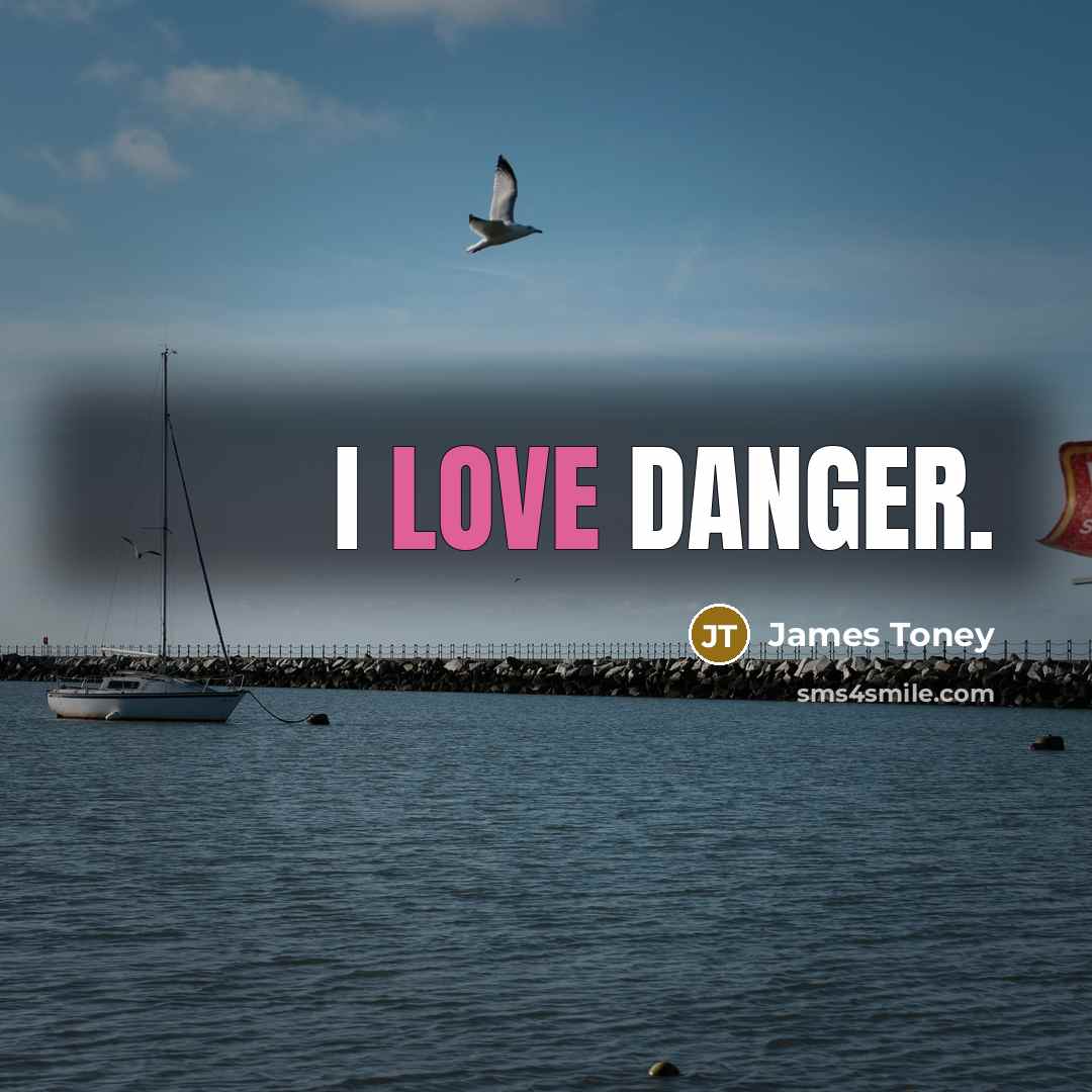 “I love danger.” quote by James Toney