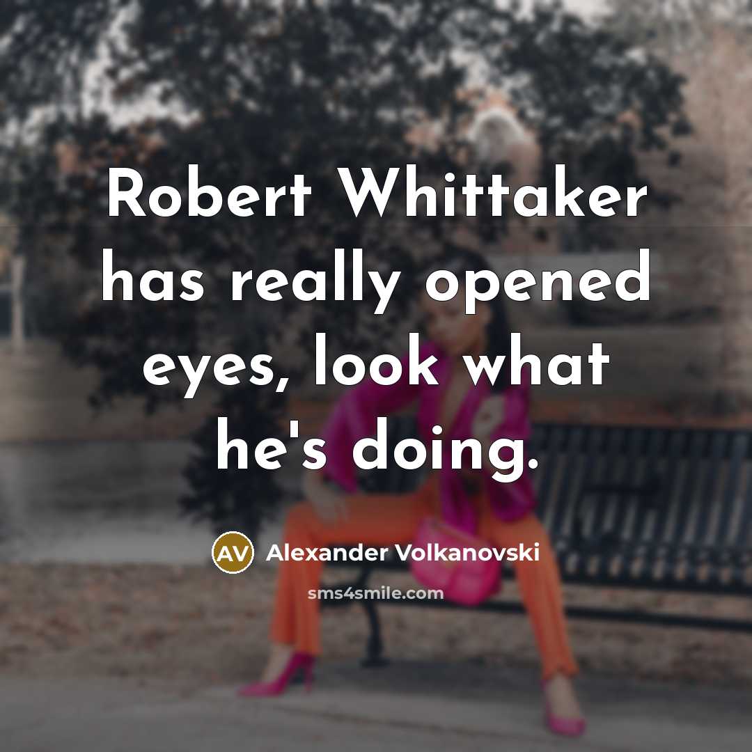 “Robert Whittaker has really opened eyes, look what he's doing.” quote by Alexander Volkanovski