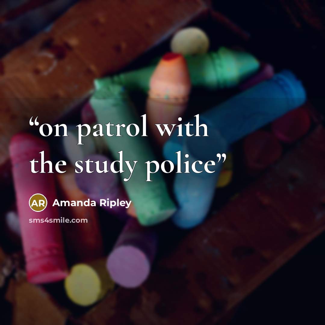 “on patrol with the study police” quote by Amanda Ripley
