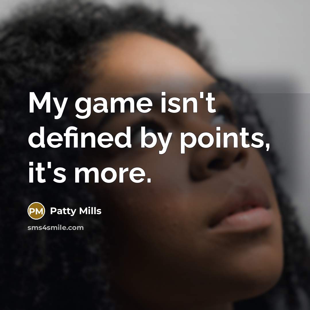 “My game isn't defined by points, it's more.” quote by Patty Mills