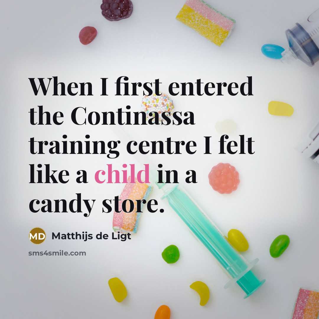 “When I first entered the Continassa training centre I felt like a child in a candy store.” quote by Matthijs de Ligt