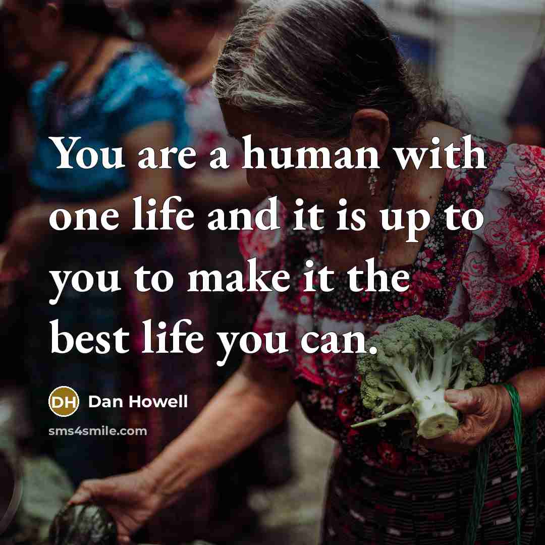 “You are a human with one life and it is up to you to make it the best life you can.” quote by Dan Howell