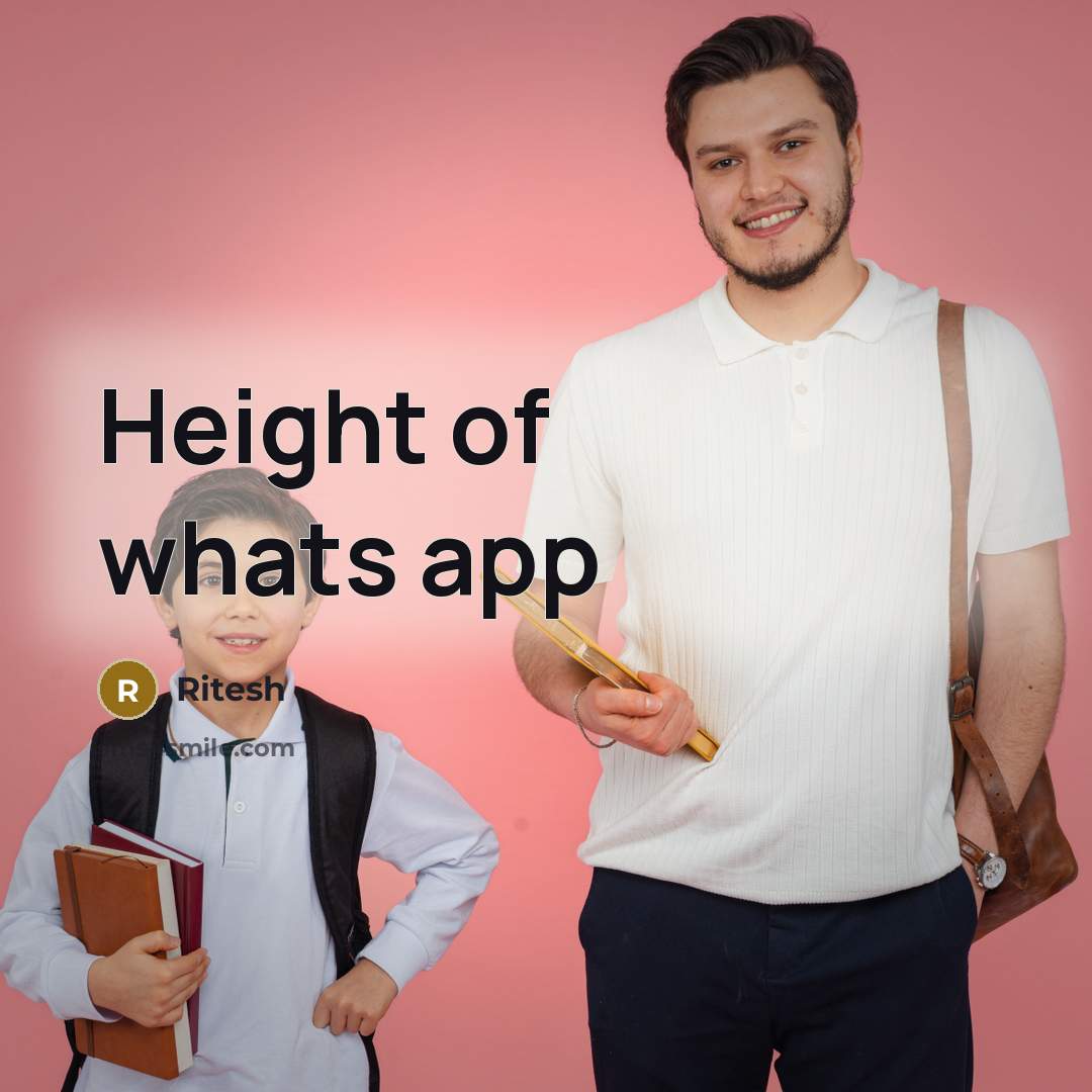 “Height of whats app” quote by Ritesh