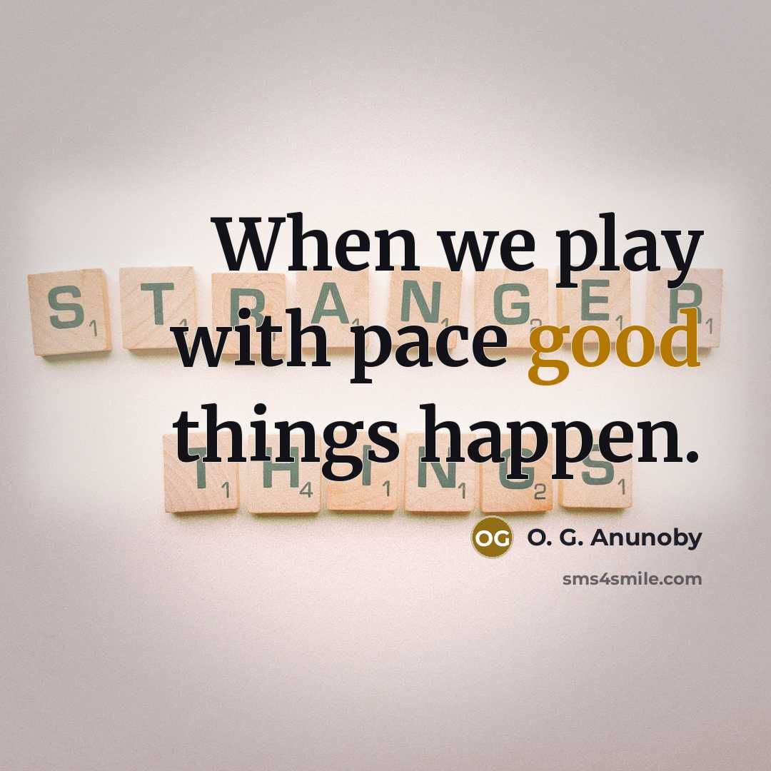 “When we play with pace good things happen.” quote by O. G. Anunoby