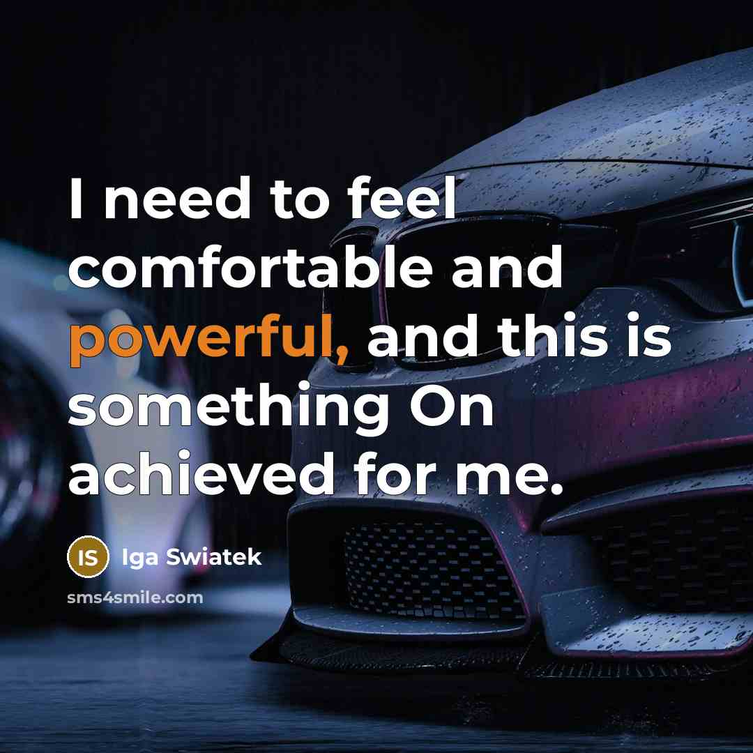 “I need to feel comfortable and powerful, and this is something On achieved for me.” quote by Iga Swiatek