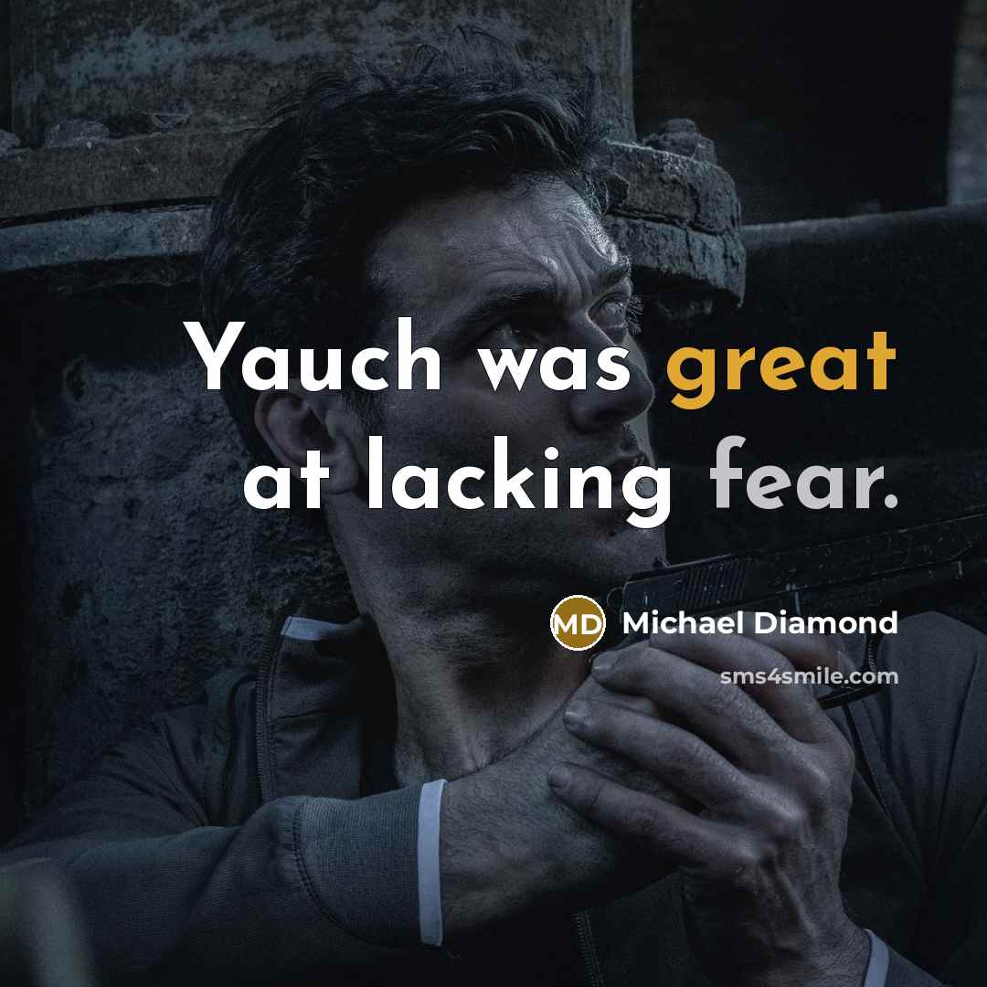 “Yauch was great at lacking fear.” quote by Michael Diamond