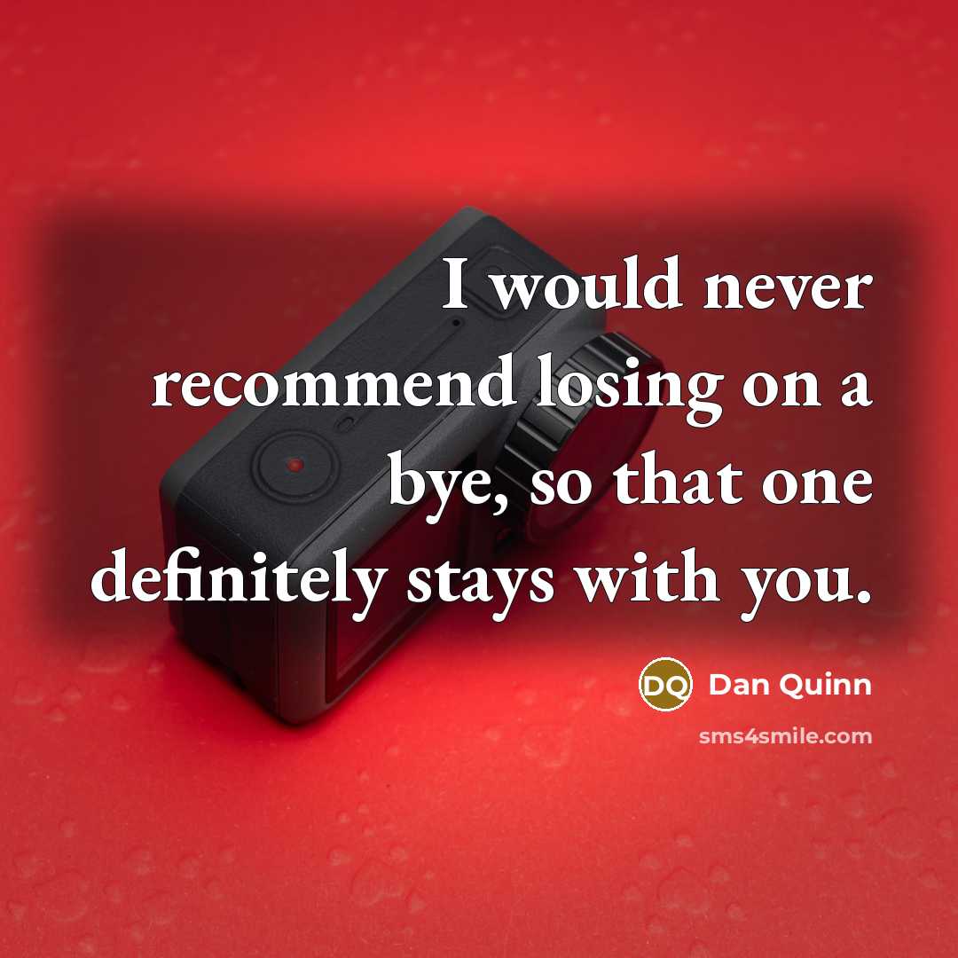 “I would never recommend losing on a bye, so that one definitely stays with you.” quote by Dan Quinn