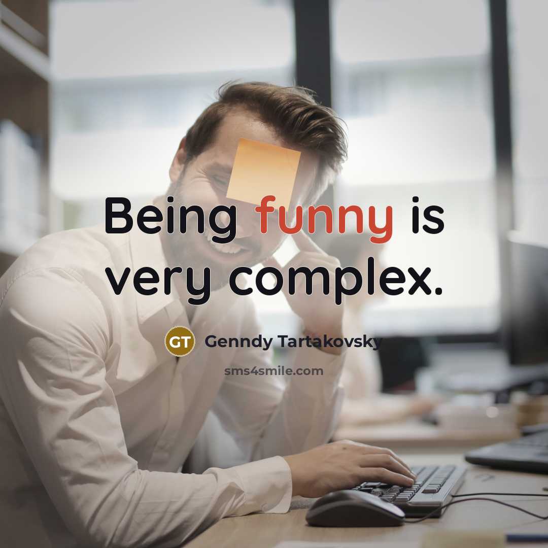 “Being funny is very complex.” quote by Genndy Tartakovsky
