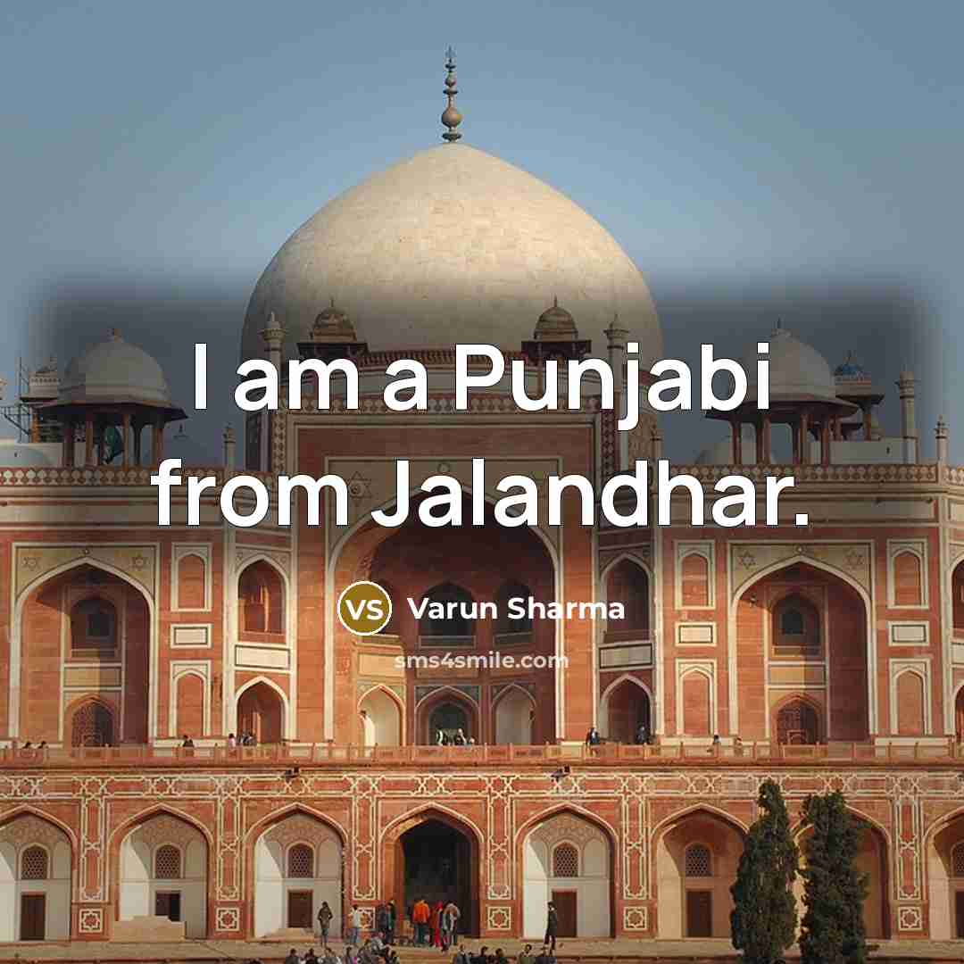 “I am a Punjabi from Jalandhar.” quote by Varun Sharma