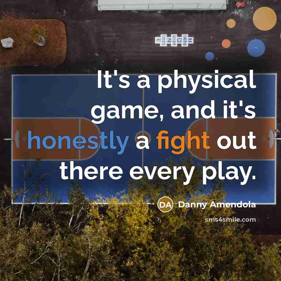 “It's a physical game, and it's honestly a fight out there every play.” quote by Danny Amendola