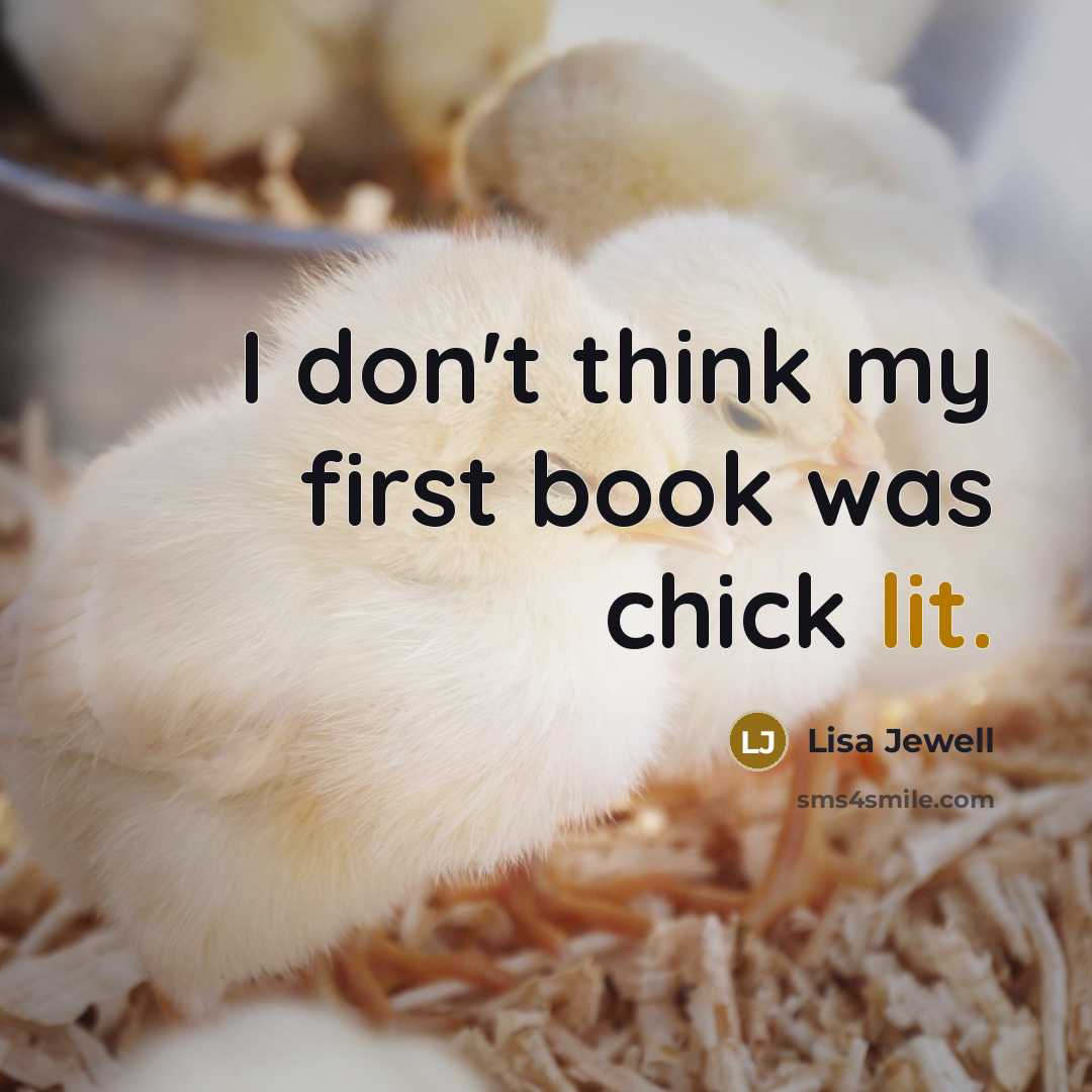 “I don't think my first book was chick lit.” quote by Lisa Jewell