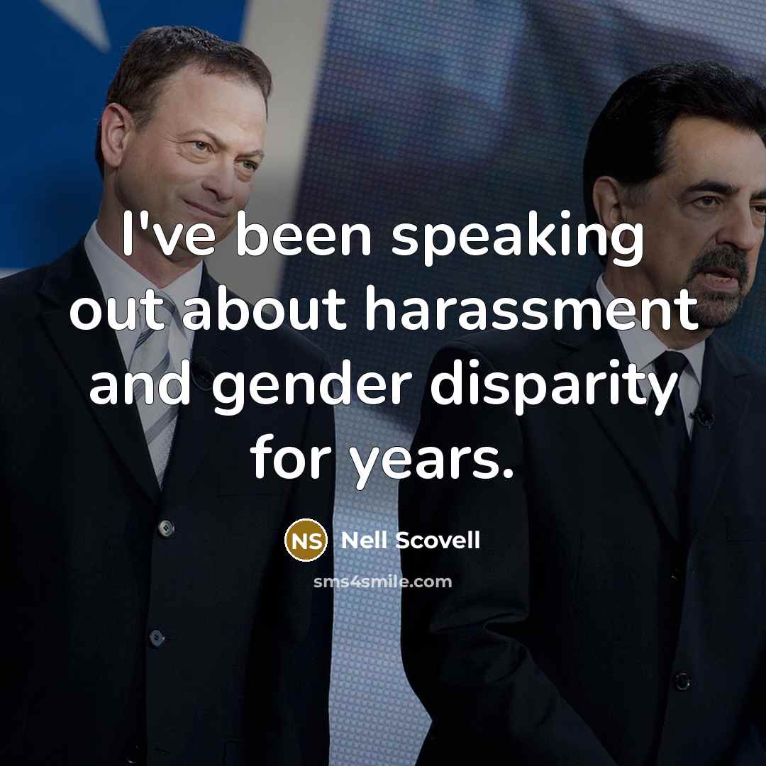 “I've been speaking out about harassment and gender disparity for years.” quote by Nell Scovell