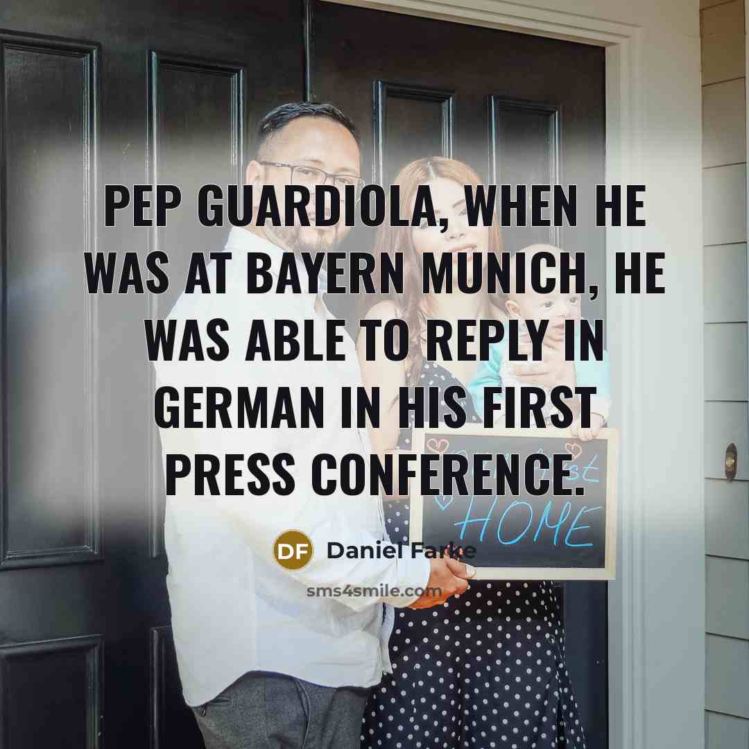 “Pep Guardiola, when he was at Bayern Munich, he was able to reply in German in his first press conference.” quote by Daniel Farke