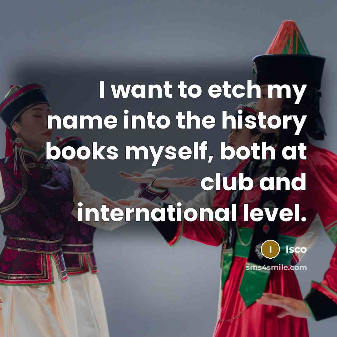 “I want to etch my name into the history books myself, both at club and international level.” quote by Isco