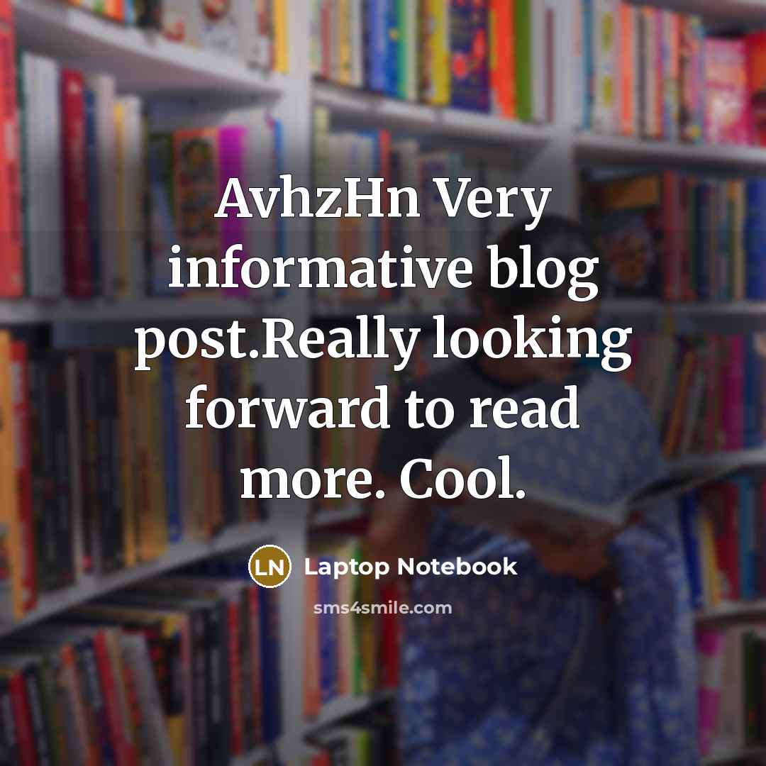 “AvhzHn Very informative blog post.Really looking forward to read more. Cool.” quote by Laptop Notebook