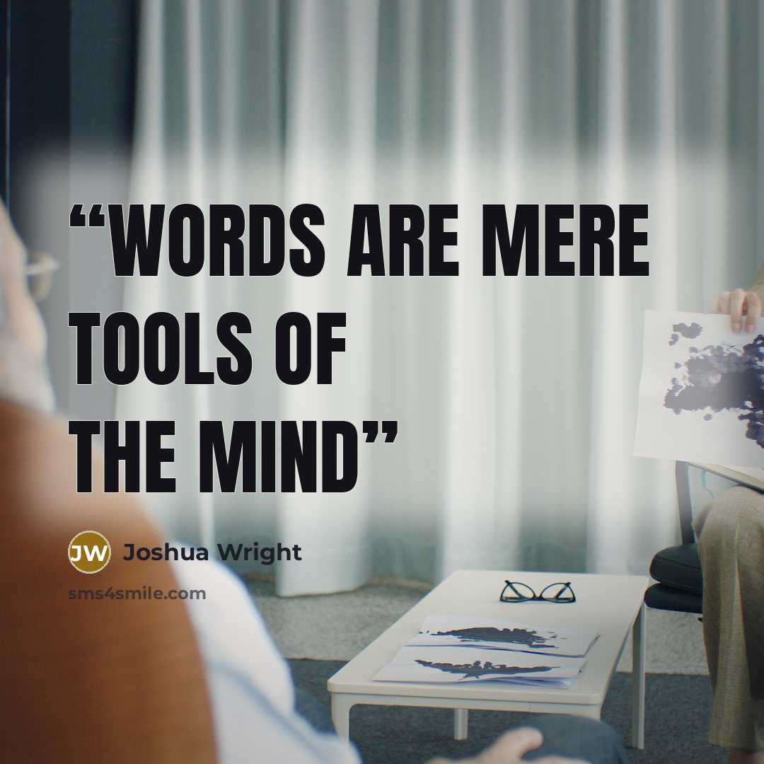 “Words are mere tools of the mind” quote by Joshua Wright