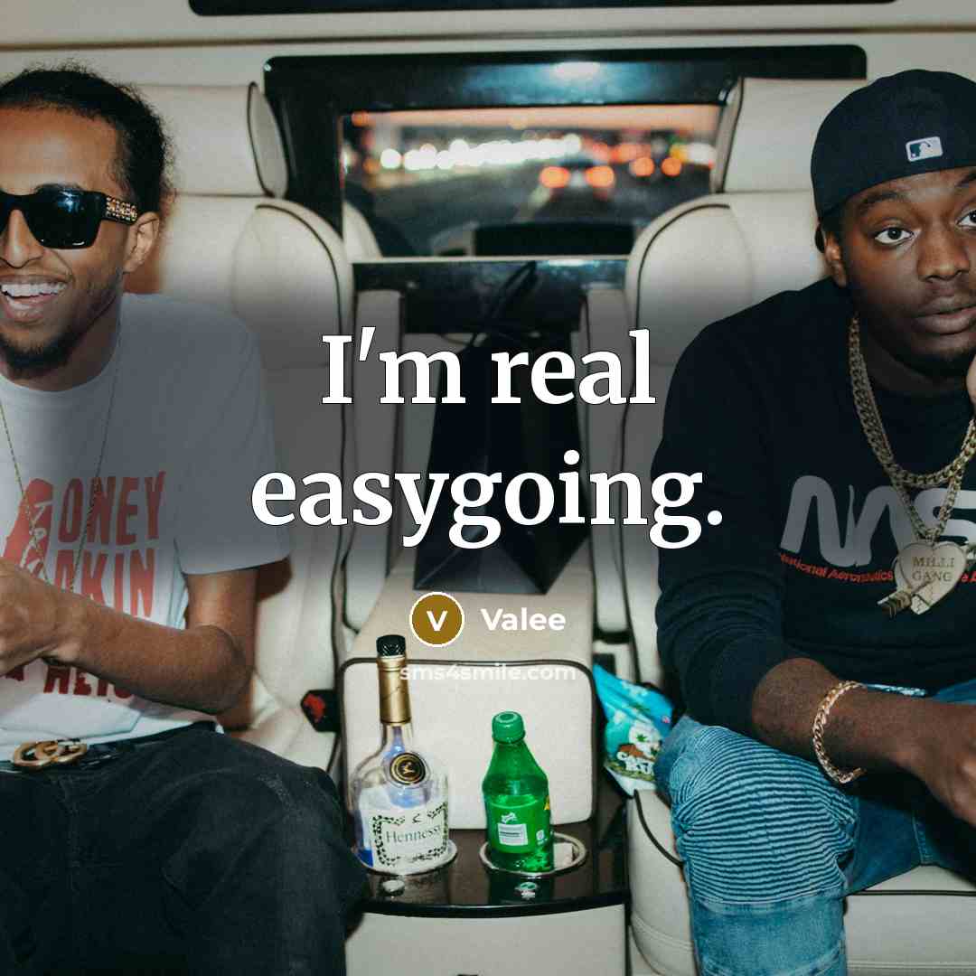 “I'm real easygoing.” quote by Valee