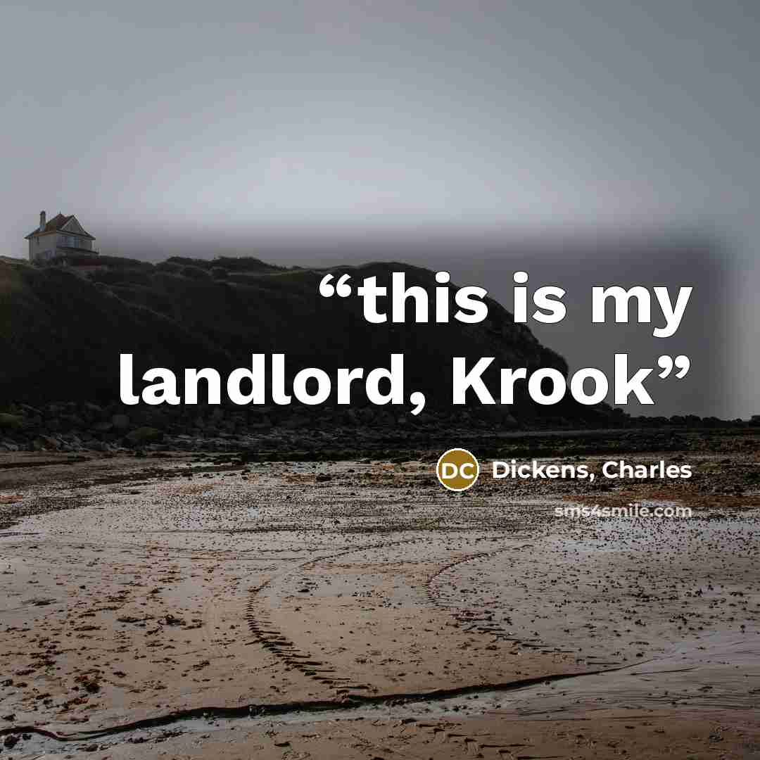 “this is my landlord, Krook” quote by Dickens, Charles