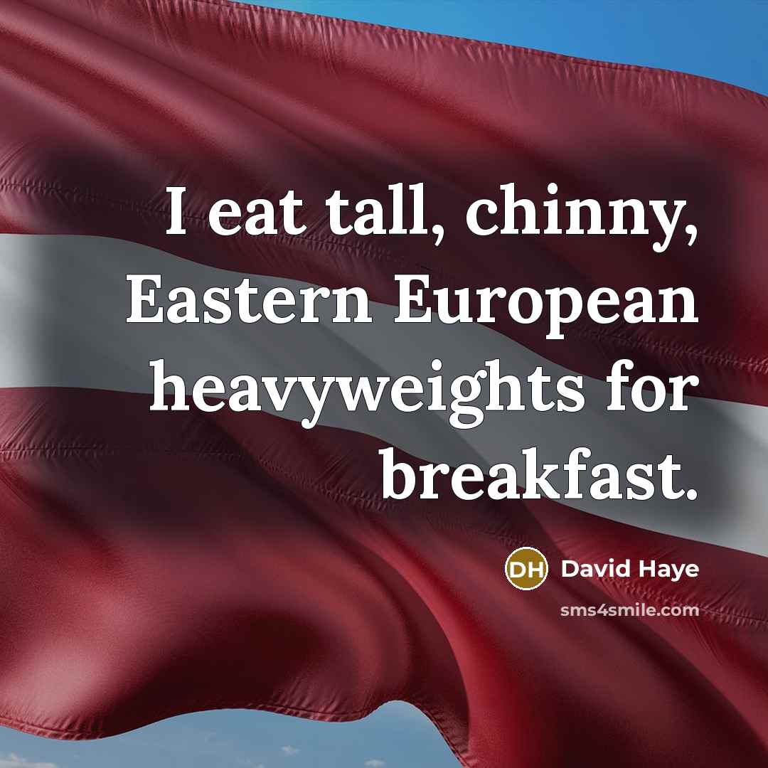 “I eat tall, chinny, Eastern European heavyweights for breakfast.” quote by David Haye