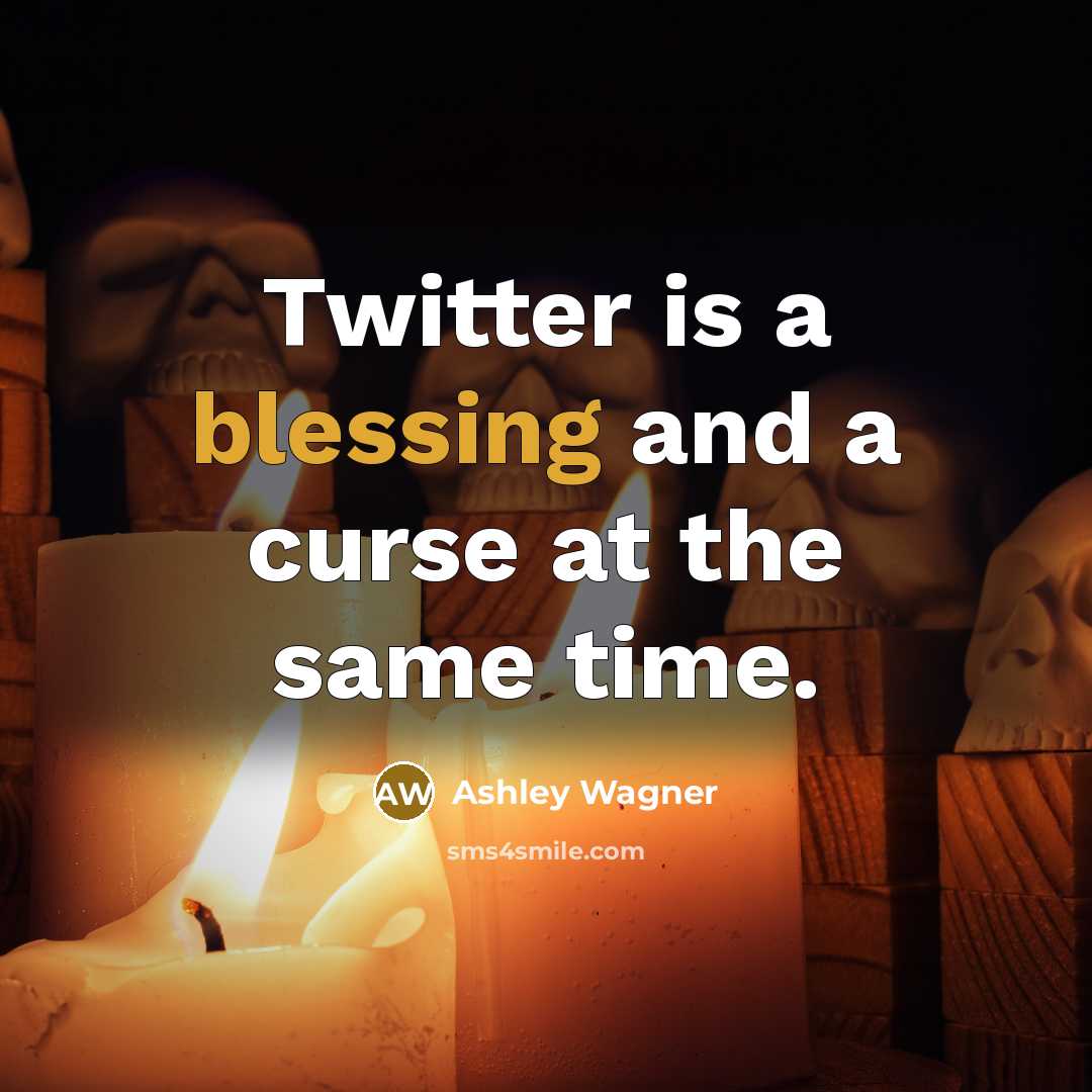“Twitter is a blessing and a curse at the same time.” quote by Ashley Wagner
