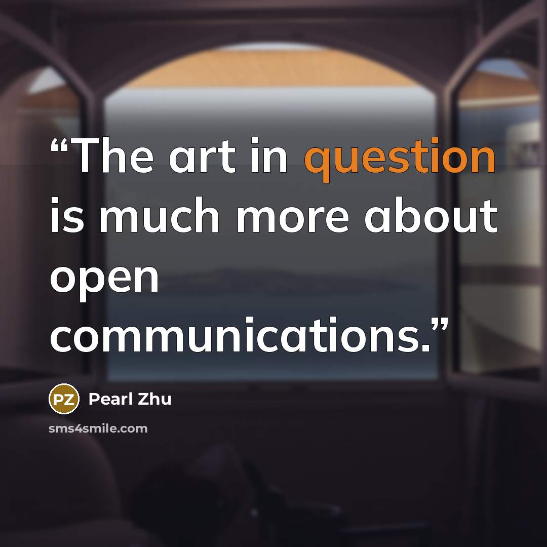 “The art in question is much more about open communications.” quote by Pearl Zhu