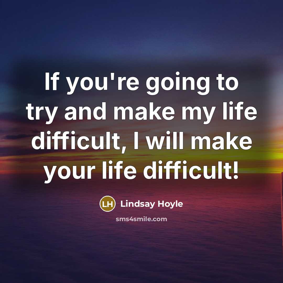 “If you're going to try and make my life difficult, I will make your life difficult!” quote by Lindsay Hoyle