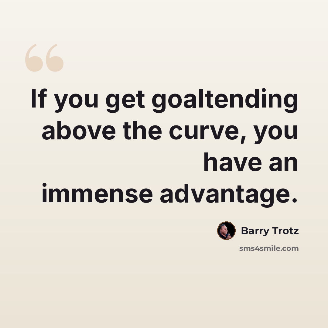 “If you get goaltending above the curve, you have an immense advantage.” quote by Barry Trotz