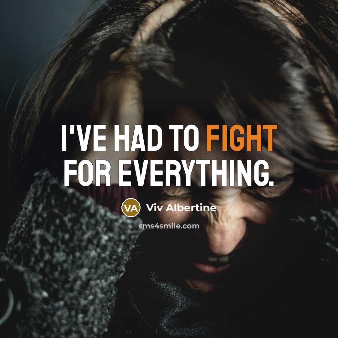 “I've had to fight for everything.” quote by Viv Albertine