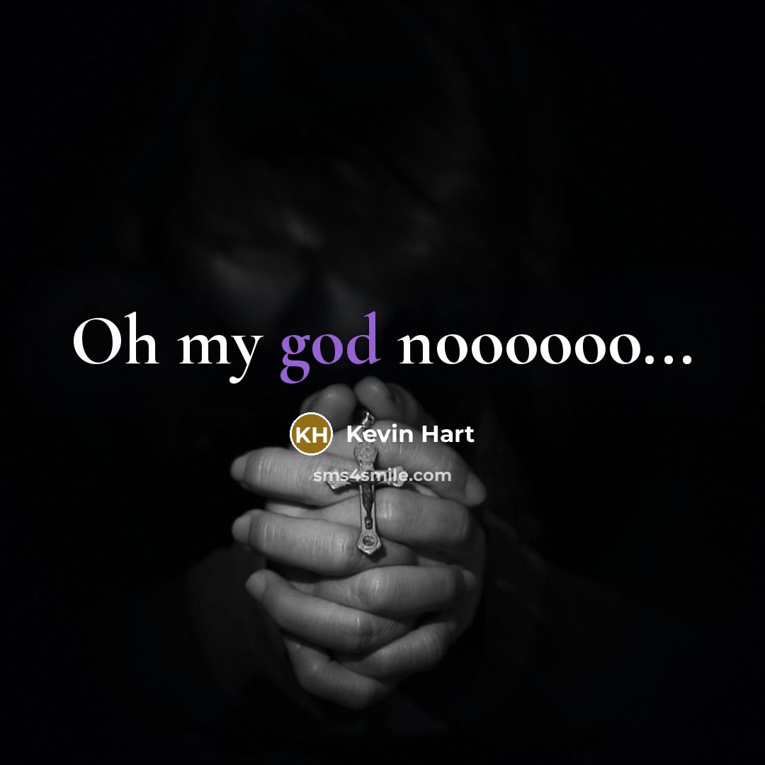 “Oh my god noooooo...” quote by Kevin Hart