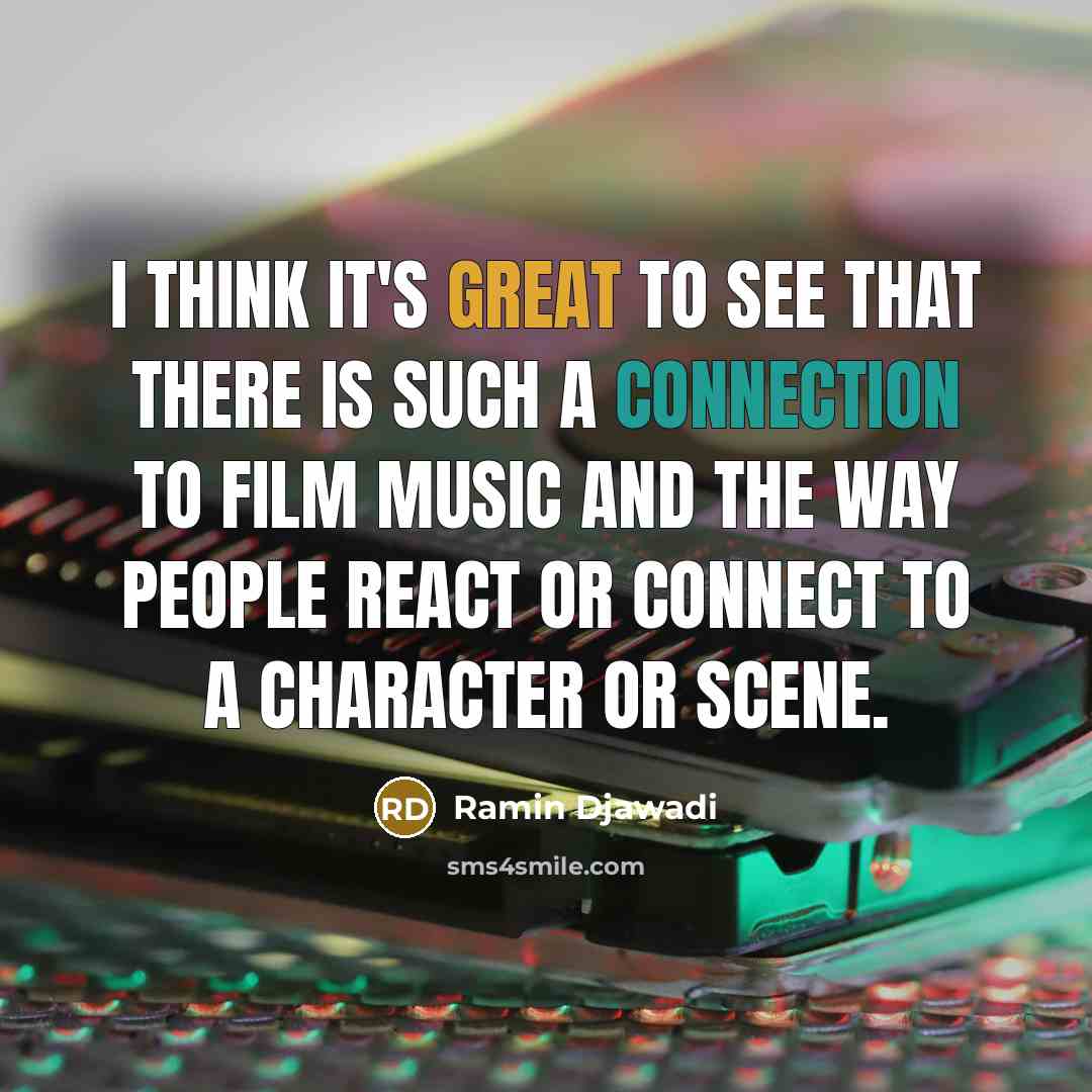 “I think it's great to see that there is such a connection to film music and the way people react or connect to a character or scene.” quote by Ramin Djawadi